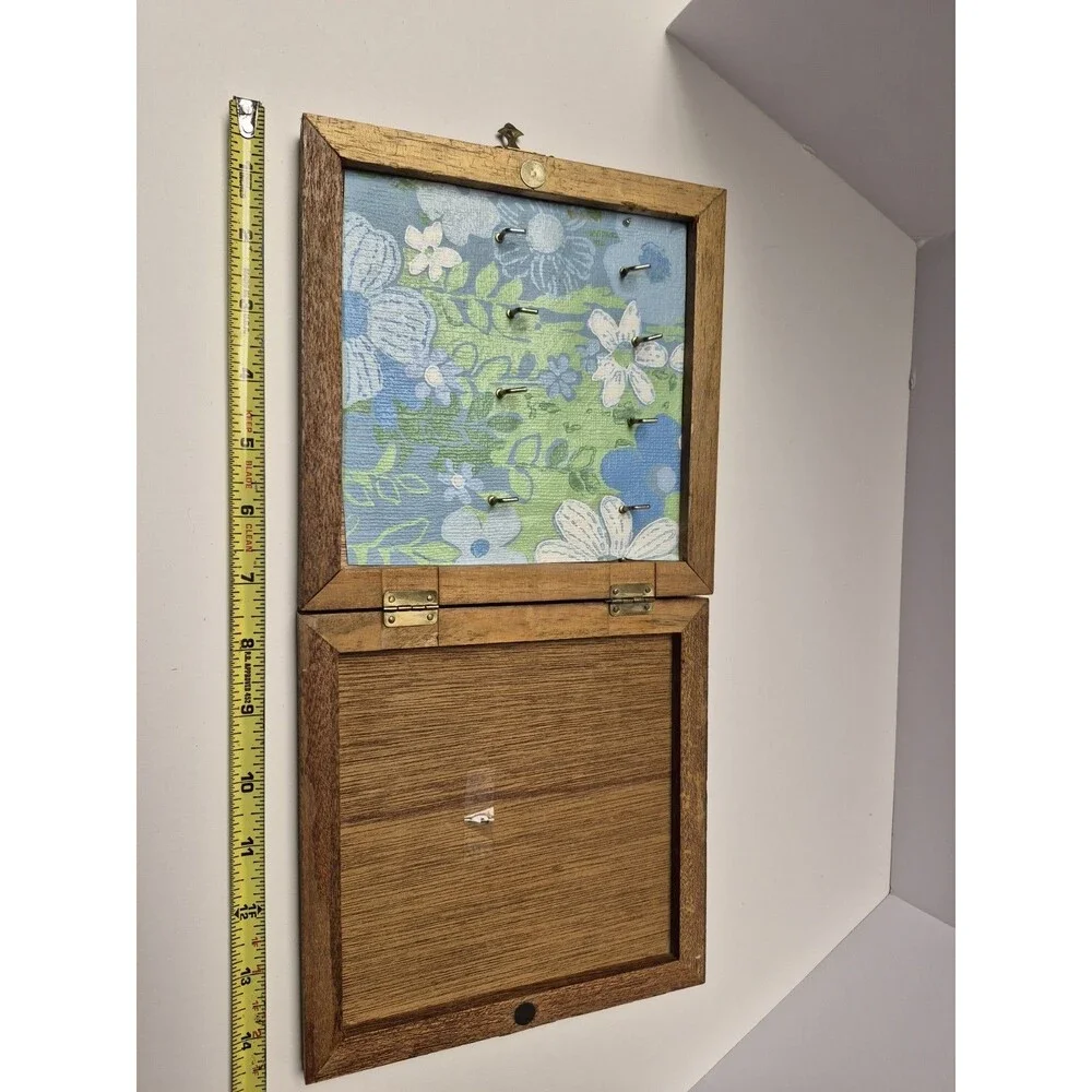 Vintage Bless This House Key Hidden Key Wall Box Faded cottage core